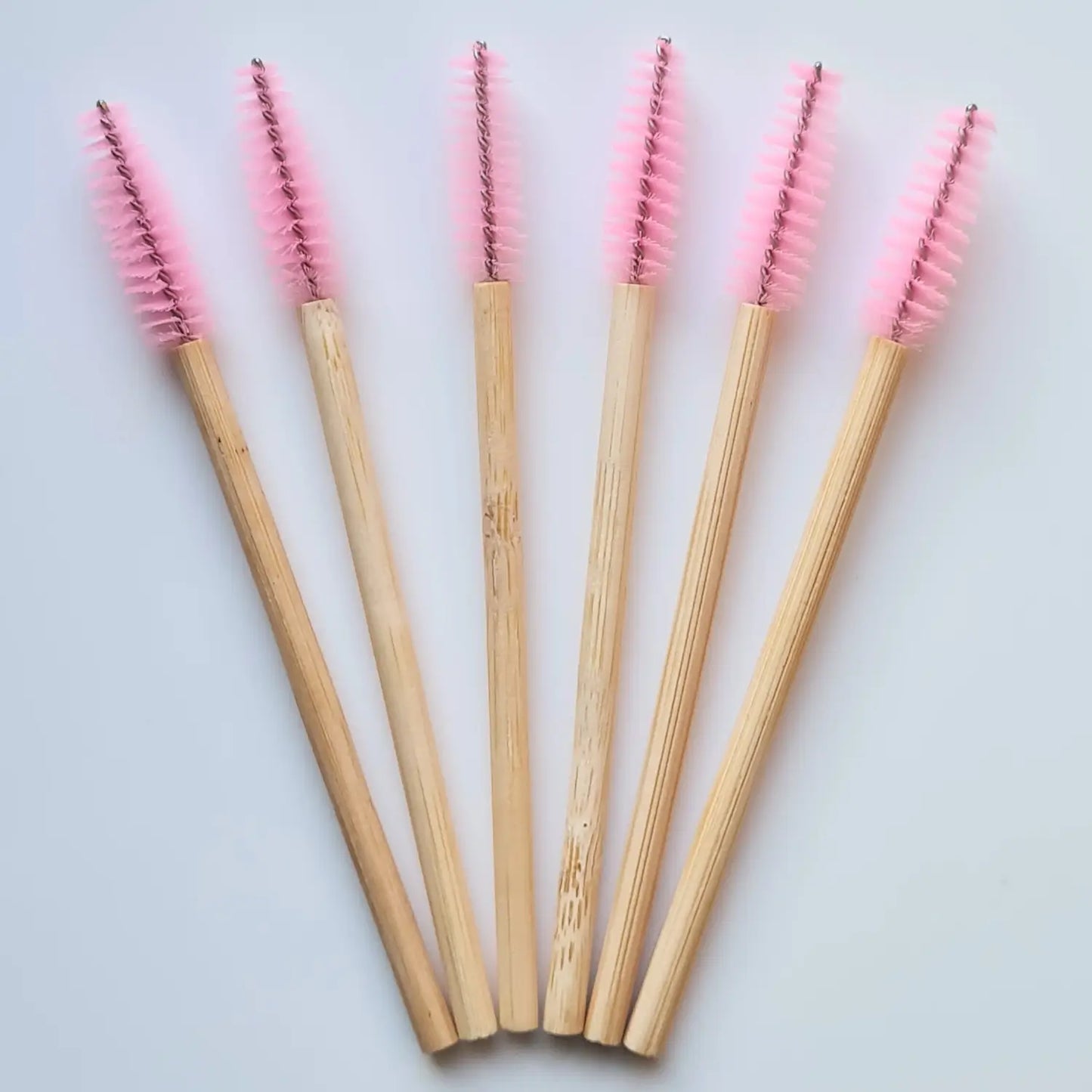 Goupillons / Brosses extensions de cils - Rose 50 pièces